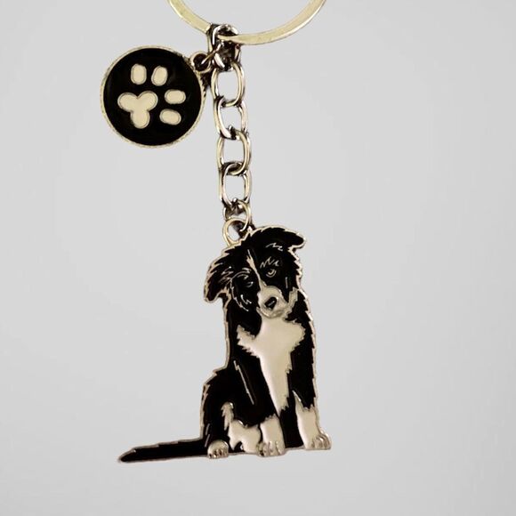 Border Collie Dog Keychain - Picture 8 of 9